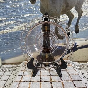 Anchor Hocking Pink Depression Glass Serving Bowl